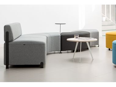 BEND Round laminate coffee table By ACTIU | design Stone Designs