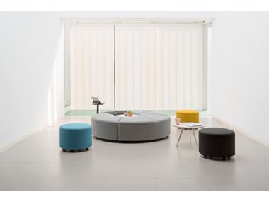 BEND Round laminate coffee table By ACTIU | design Stone Designs