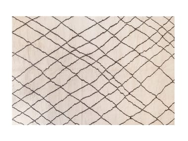 Tappeto fatto a mano in lana a motivi geometrici TAPPETO BERBERO 2