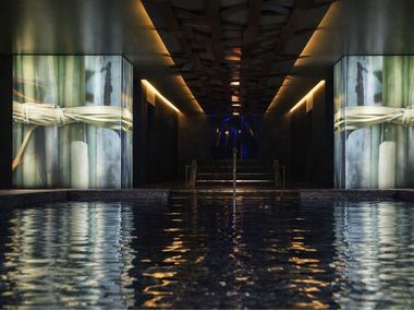 Pannello decorativo luminoso in vetro con stampa digitale Pannello retroilluminato BISELARTE