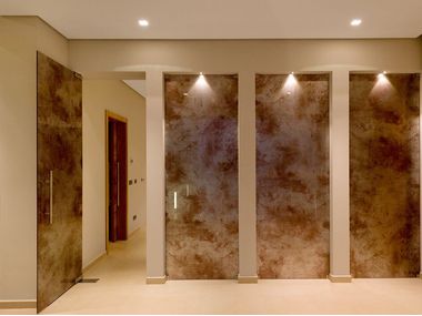 Glass door with digital printing Door BISELARTE