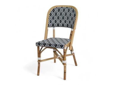 Silla de jardín apilable de mimbre para hostelería CARDINET BISTROMANIA