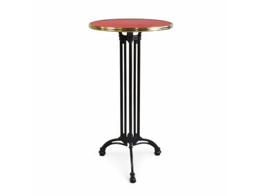 Round brass high table EIFFEL BISTROMANIA