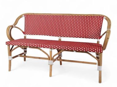 Bench with back for contract ELYSEE BISTROMANIA