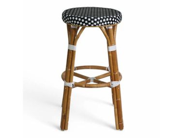 High stackable rattan barstool ELYSEE BISTROMANIA