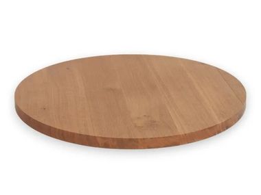 Round oak table top FONTAINEBLEAU round BISTROMANIA
