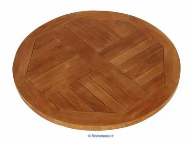 Teak table top GARDEN BISTROMANIA