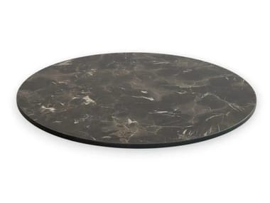 BISTROMANIA, MARBRO round Piano per tavoli rotondo in HPL