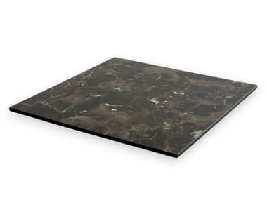 BISTROMANIA, MARBRO square Piano per tavoli quadrato in HPL