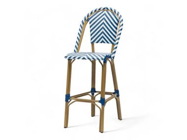 Stackable barstool with back RIVOLI BISTROMANIA