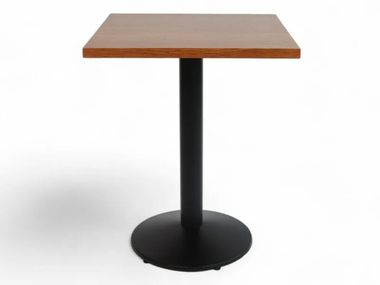 Square oak contract table RONDO carré BISTROMANIA