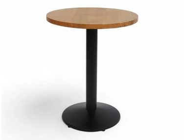 Round oak contract table RONDO round BISTROMANIA