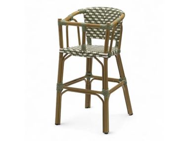 Hochstuhl aus Aluminium TROCA BISTROMANIA