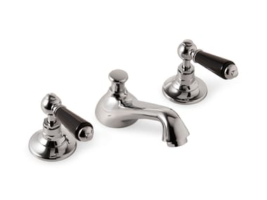 Devon&Devon, BLACK DANDY Rubinetto per lavabo a 3 fori da piano
