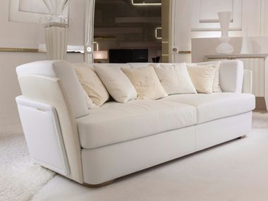Leather sofa BLANCHE Turri