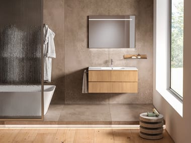 BMT, MARS 01 Mobile lavabo sospeso con specchio