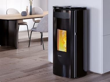 CAMINETTI MONTEGRAPPA, BOLLA EVO Stufa a pellet a parete per riscaldamento aria classe A++