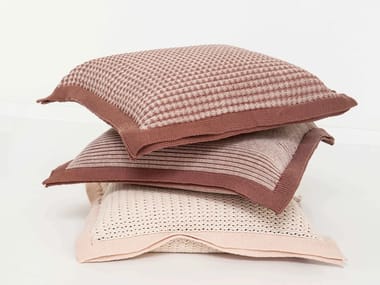 Cuscino quadrato in lana merino BONNET Casalis