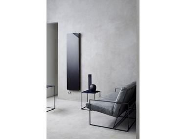 Carbon steel panel radiator BOOK By Caleido design Marco Piva