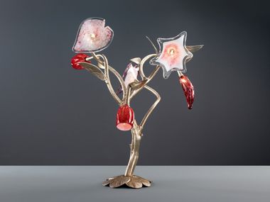 Handmade bronze table lamp BOUQUET BOUTONNIERE Serip