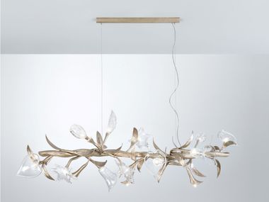 Luminária pendente feita à mão de bronze BOUQUET SWANG MEDIUM Serip
