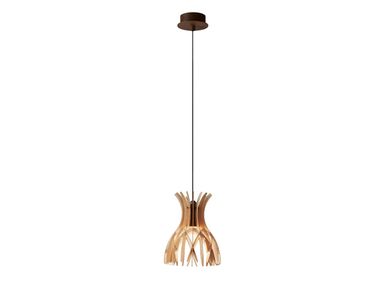 Lampada a sospensione a LED in legno DOMITA S 20 Bover