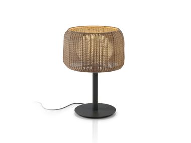 Synthetic fibre table lamp FORA M Bover