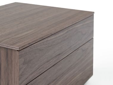 BOXES Wooden bedside table with drawers By Porro | design Piero Lissoni