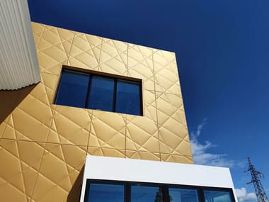 Emboss, BRANCH Pannello metallico tridimensionale di rivestimento