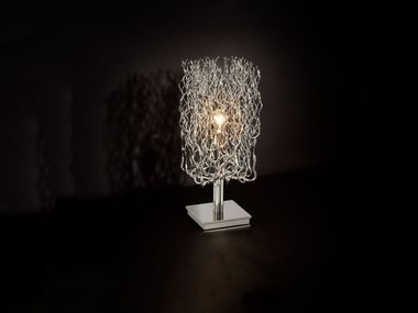 Metal table lamp HOLLYWOOD TABLE LAMP BLOCK BRAND VAN EGMOND