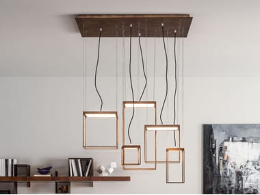 Ronda Design, BRASSIE Lampada a sospensione a LED in metallo