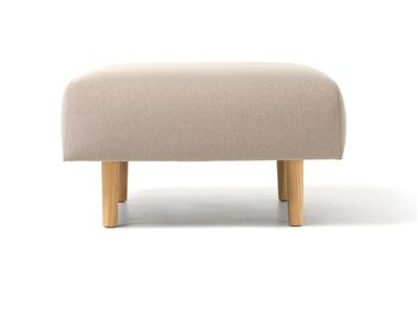 Upholstered fabric footstool BREAD Diemme