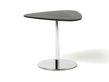 Triangular coffee table with MDF top BREAD Diemme