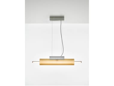 BROKIS, OVERLAY Lampada a sospensione a LED in vetro soffiato