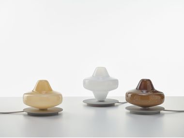 LED blown glass table lamp STARCLOUD BROKIS