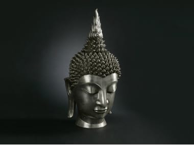 Bronze sculpture BUDDHA HEAD