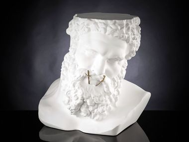 Ceramic coffee table / sculpture BUSTO ERCOLE - NON PARLO VGnewtrend