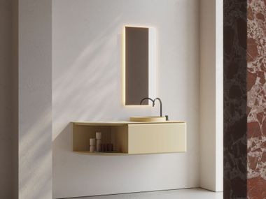 Wandhängendes Möbel mit 1 Schublade und Eckmodul BOLD Buto