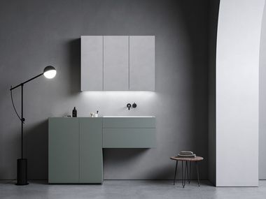 Waschtischunterschrank mit integrierter Waschtisch mit Türen CAMIRA Buto