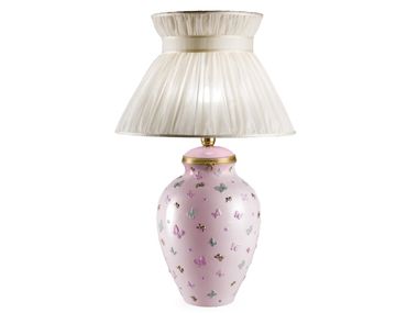 Porcelain table lamp BUTTERFLY VILLARI