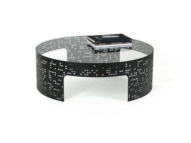 Mesa de centro baixa de vidro ĐIỂM BằNG