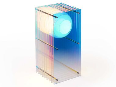 LED Tischleuchte aus Acrylglas LỚP SMALL RECTANGLE BằNG