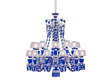 Lampadario in cristallo con cristalli ZÉNITH FAUNACRYSTOPOLIS Baccarat