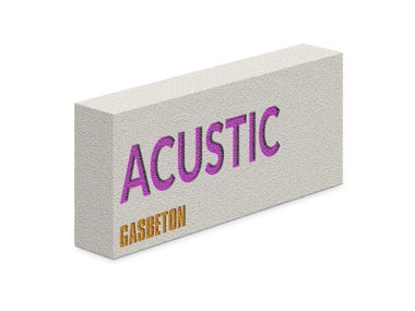 Bloc de maçonnerie en béton GASBETON® ACUSTIC Bacchi