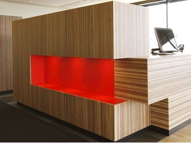 Banco reception By Plexwood