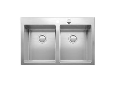 Built-in stainless steel sink B_OPEN 1LBO82 Barazza