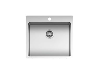 Built-in single stainless steel sink B_SMART 1LBS61 Barazza