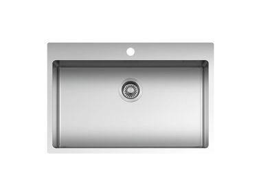 Single built-in stainless steel sink B_SMART 1LBS81 Barazza
