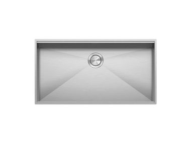 Single built-in stainless steel sink FLEXI R. "0" 1QA841I Barazza