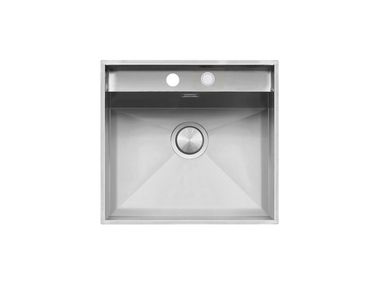 Single stainless steel sink LAB 1LLB61 Barazza